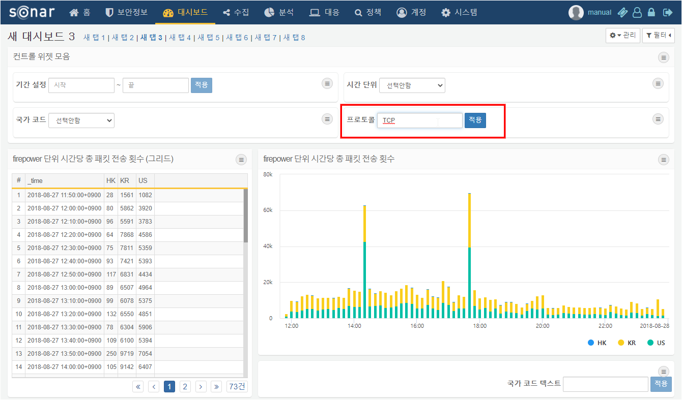 텍스트 입력 컨트롤 위젯